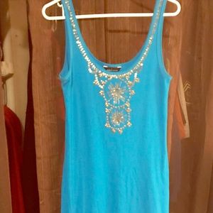 A Turquoise Sun Dress Beautiful!